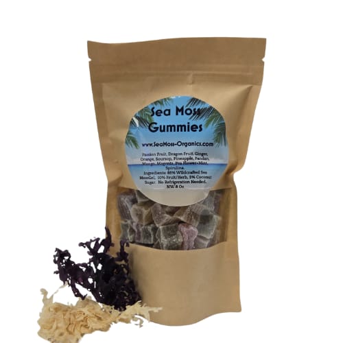 Wildcrafted Sea Moss Gummies and Fruits 8 Oz