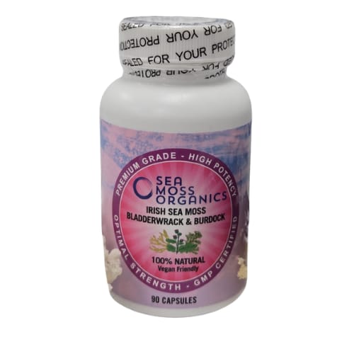 Sea Moss with Bladderwrack & Burdock Root 90 Capsules