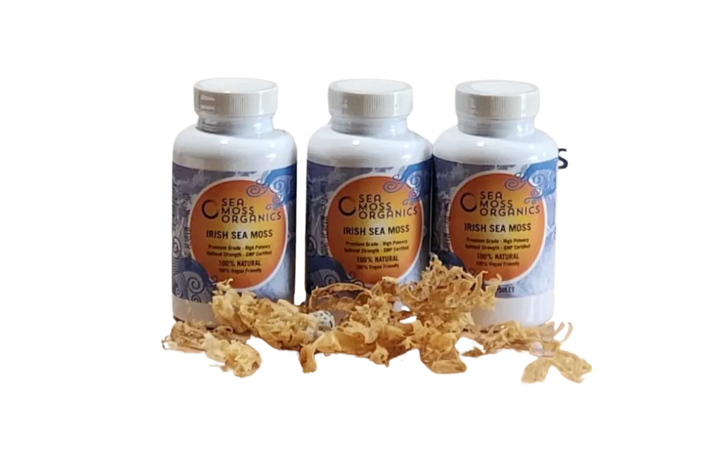 Ocean Wildcrafted Irish Sea Moss  60 Capsules